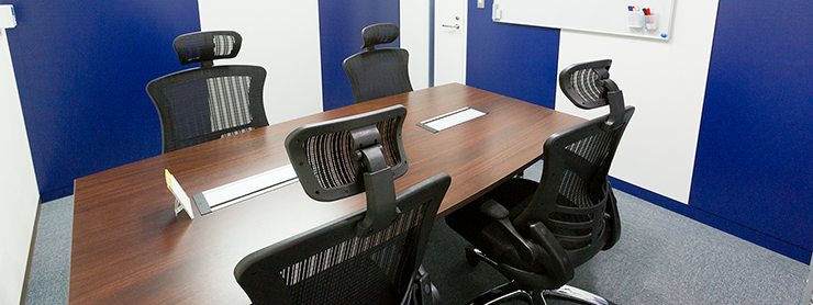 ビートレーディングの打ち合わせスペース