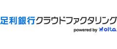 足利銀行クラウドファクタリングのロゴ