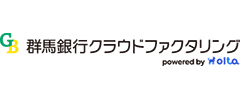 群馬銀行クラウドファクタリングのロゴ