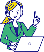女性オペレーターのイラスト
