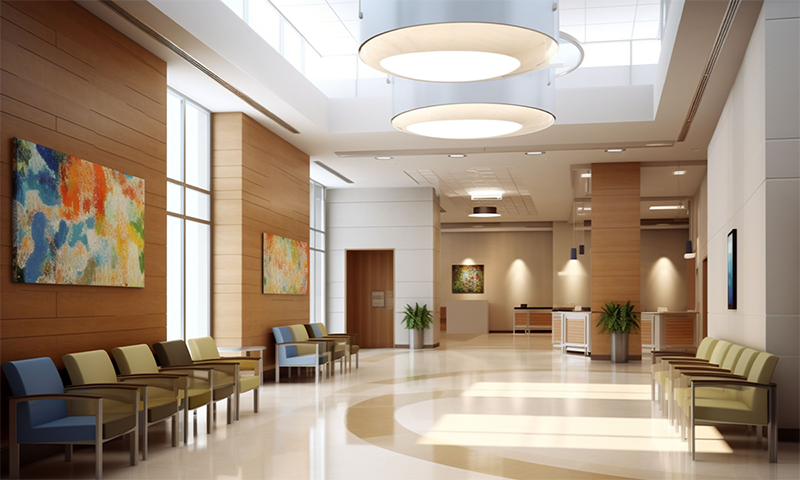 クリニックのロビー